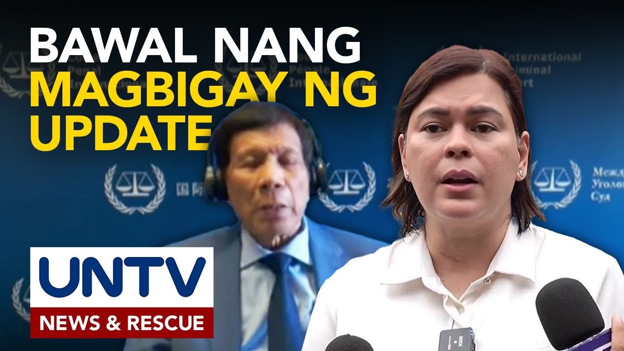 Pagbibigay ng update sa kalagayan ni FPRRD, ipinagbawal na ng ICC