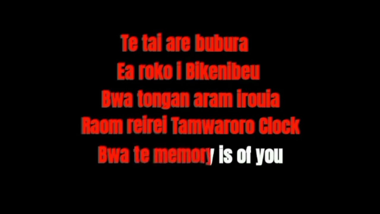Tamwaroro Clock by KKorauaba kiribati karaoke.mp4