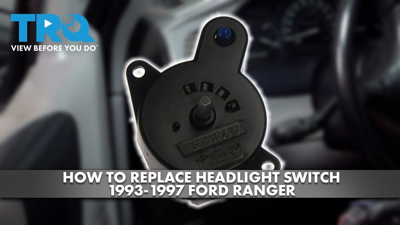 Как заменить переключатель света фар на Ford Ranger 1993-1997 годов