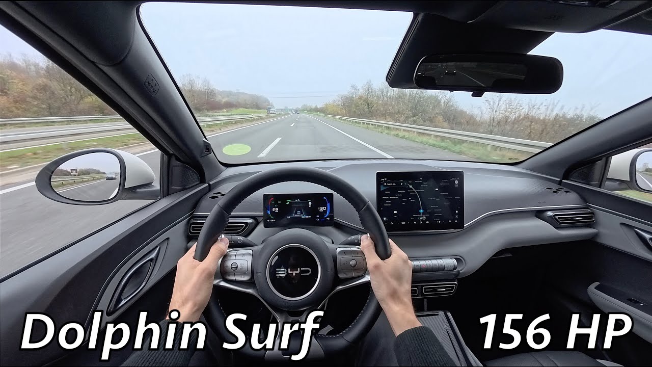 BYD Dolphin Surf 2025 POV Test drive (156 HP)