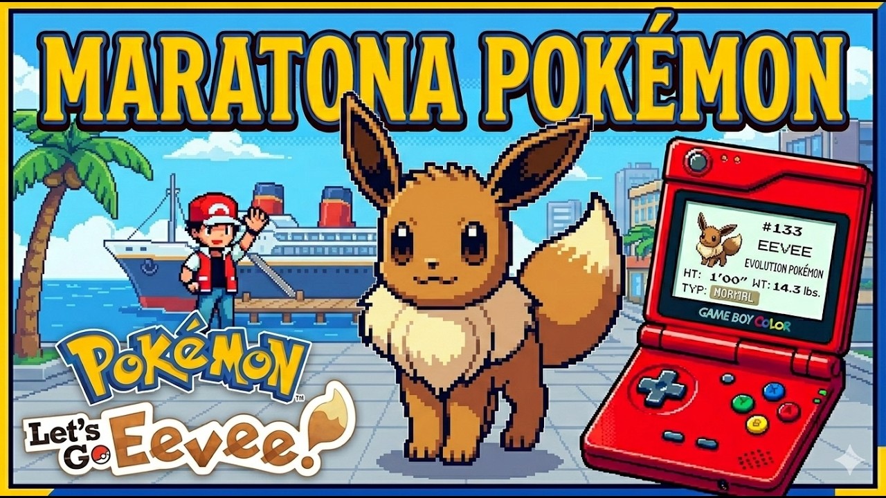 Maratona Pokémon - Pokémon Let's Go Eevee #4: Completando a Dex!