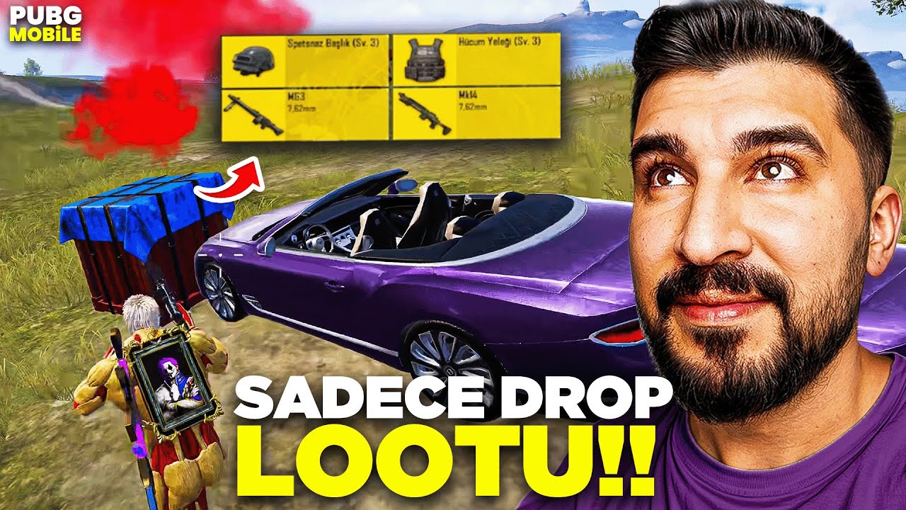 SADECE DROP LOOTLARIYLA WİN ALMAK! - PUBG MOBİLE