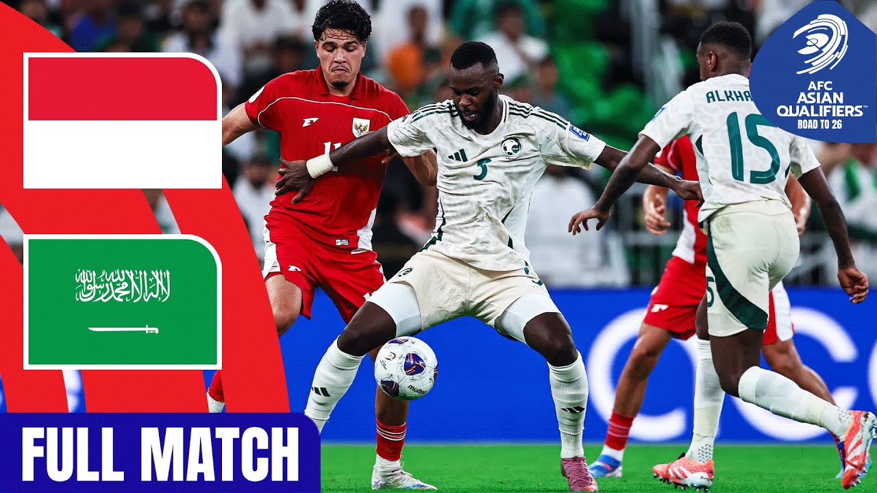 Indonesia vs Saudi Arabia | Full Match | AFC Asian Qualifiers&trade; - Road to 26 (Playoffs)