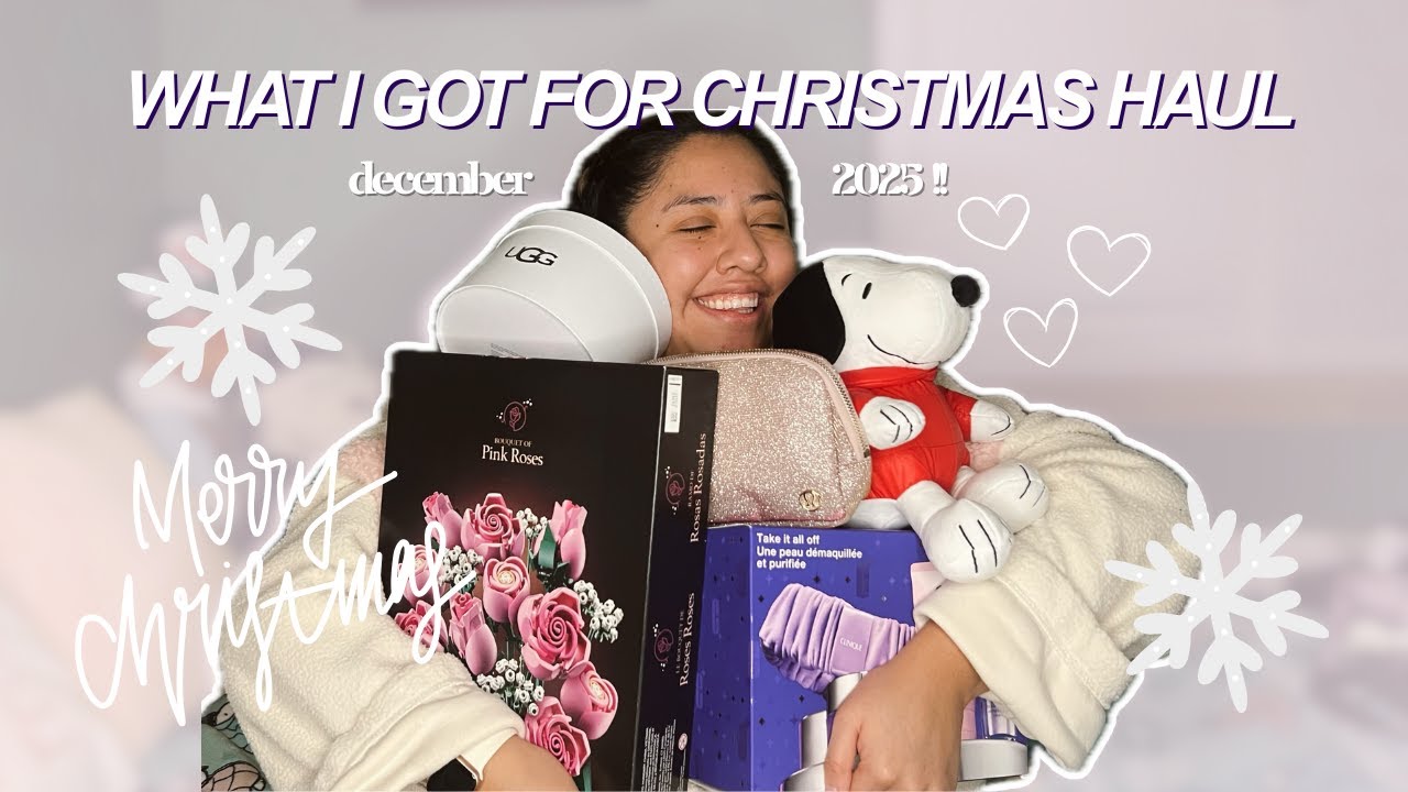 what i got for christmas haul 2025 !!
