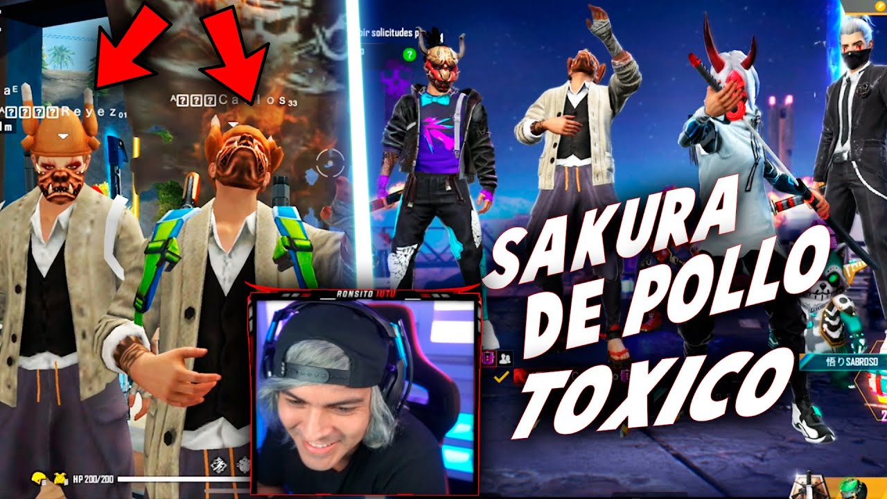 NOS ENCONTRAMOS ESTOS SAKURAS FALSOS EN CLASIFICATORIA//SALE 4 VS 4//Free Fire | Ronsito