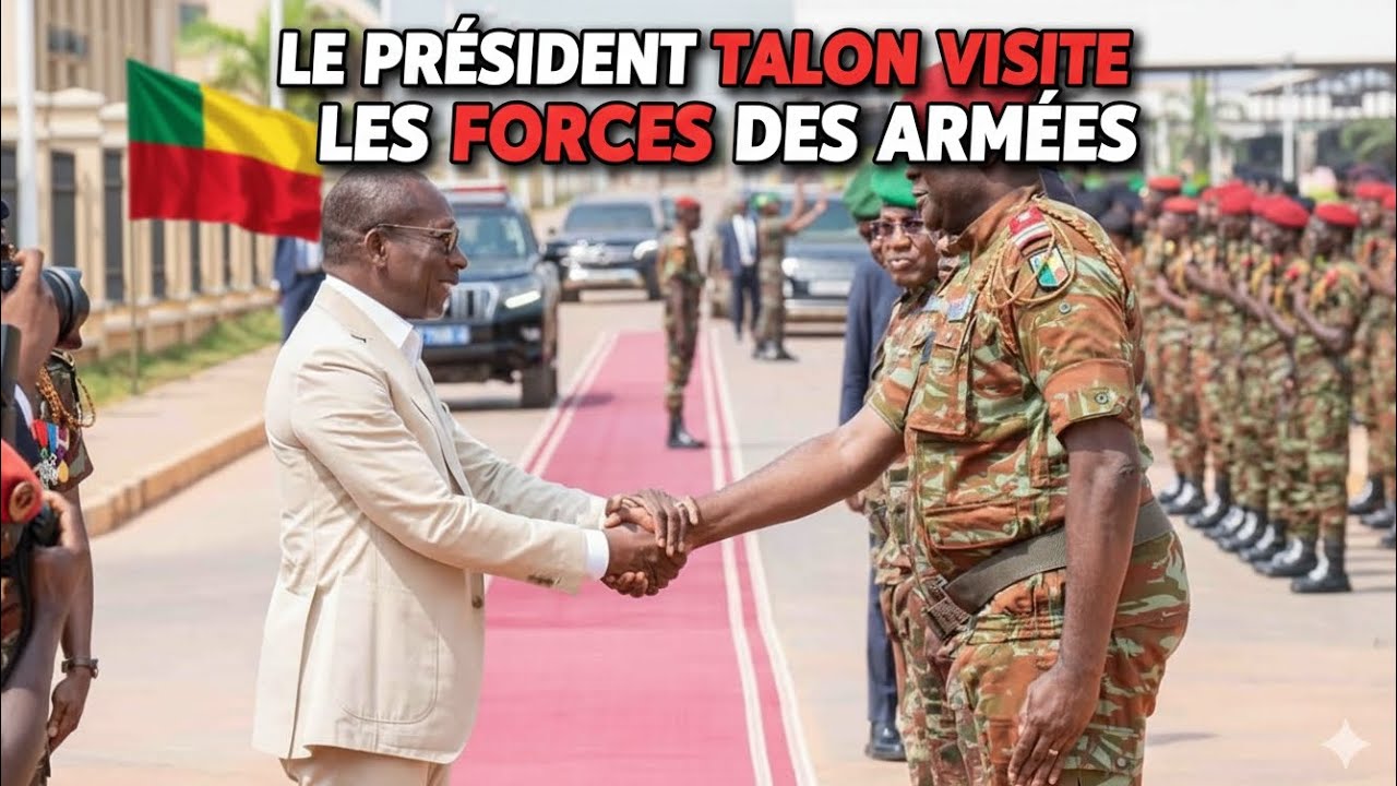 Découvrez ce que le président Talon a fait lors de sa visite aux forces armées