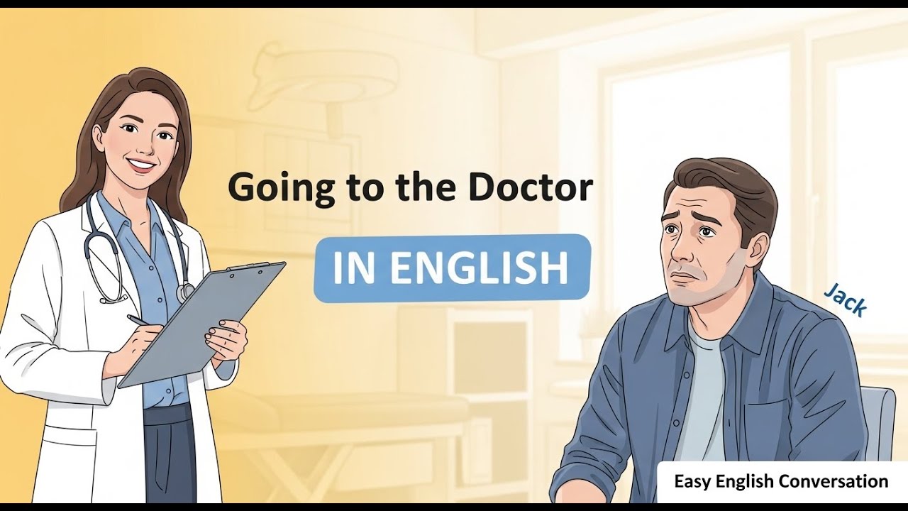 Going to the Doctor in English | Easy English Conversation for Beginners