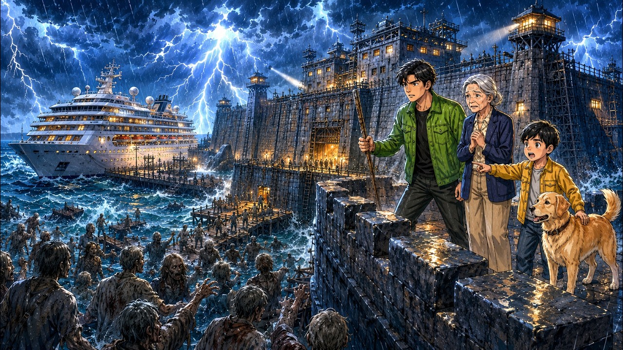Surviving Inside an Offshore Prison During a Zombie Apocalypse | Ghibli Survival Memory