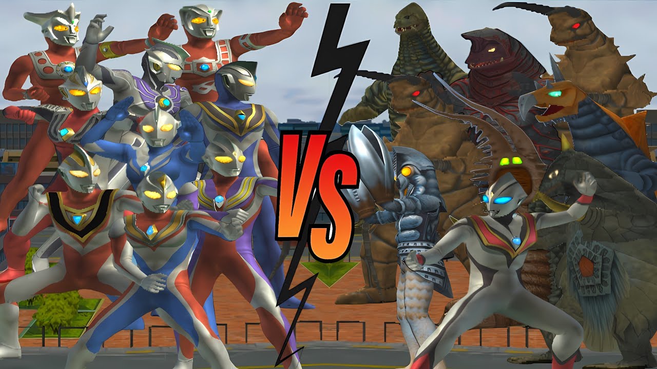 ウルトラマン DYNA VS EVIL TIGA, ULTRAMAN GAIA VS BEMSTAR, TIGA VS ALIEN BALTAN, COSMOS VS TWINTAIL #ウルトラマン