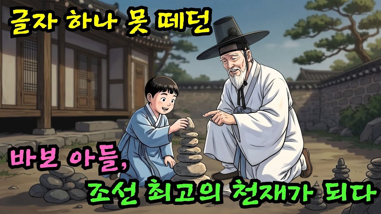 스승도 포기한 바보 아들, 매일 산에서 돌을 쌓더니 장원급제?! 아버지가 숨긴 천재 교육법| 야담 옛날이야기 오디오북 수면동화 전설 민담
