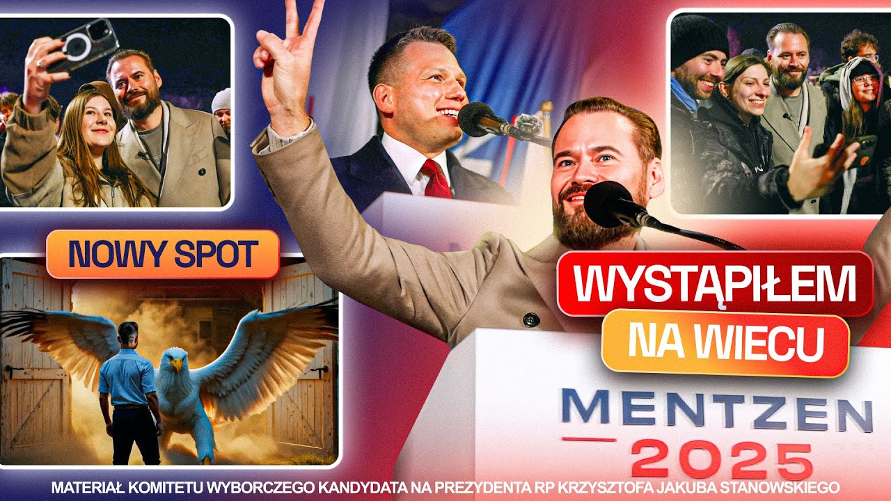 PREZYDENCKIE ZERO: WIEC MENTZENA W LUBLINIE, UCIECZKA I NOWY SPOT