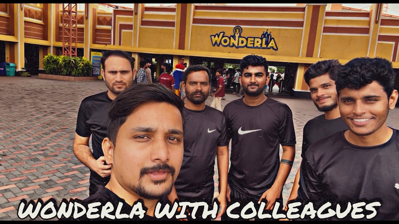 Wonderla Hyderabad With Colleagues | Water Park #wonderland #waterpark  #hyderabad #ashsamarth
