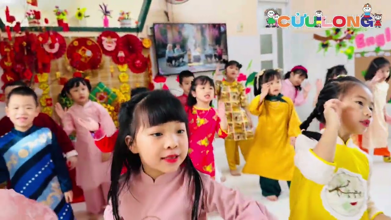 Tết luôn mỉm cười - Dancekid 5-6 tuổi - BĐ: Cô Thiên Kim