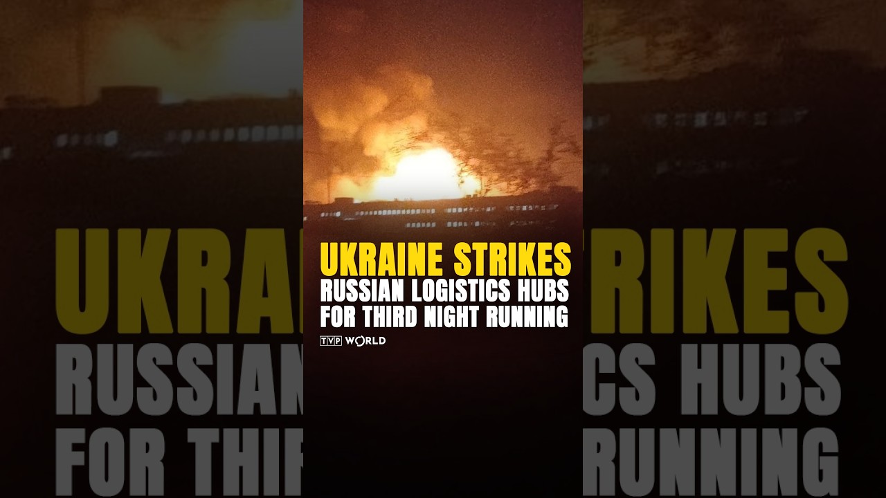 Ukraine #strikes #Russian logistics #hubs for third night running