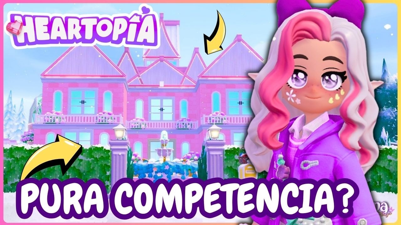 CASAS INCREIBLES en HEARTOPIA! 😱 Competencia ó Creatividad? HABLEMOS UN POCO