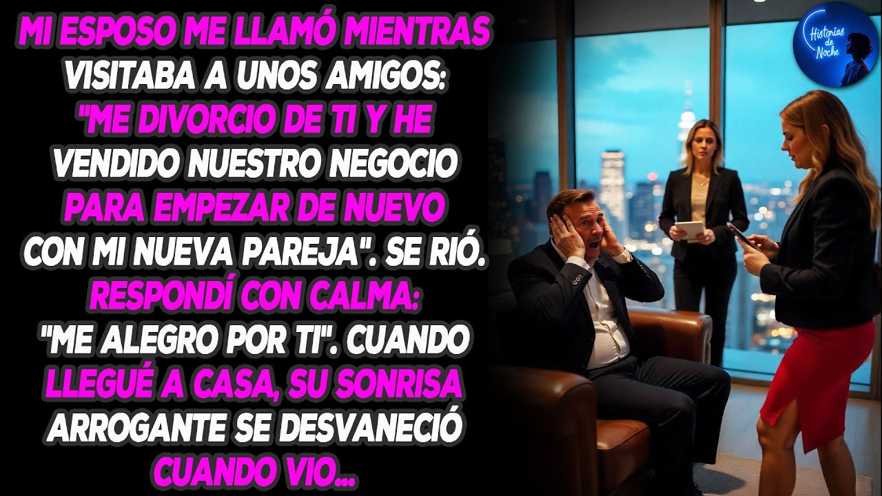 Mi marido me llamó para decirme que quería el divorcio y vender nuestro negocio a un nuevo socio