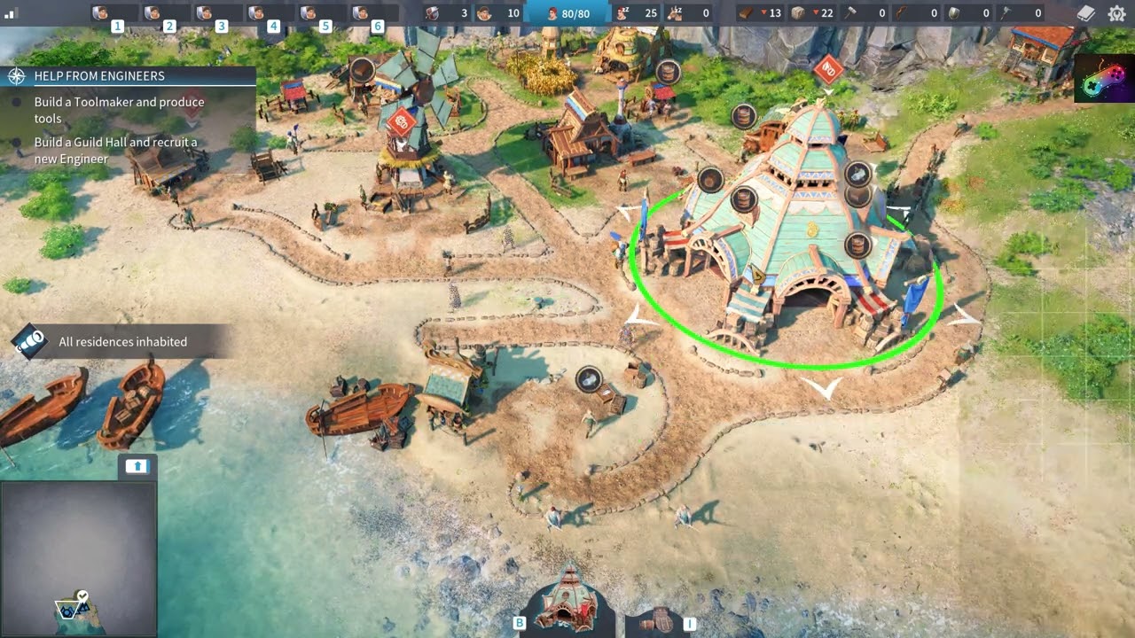The Settlers New Allies gameplay