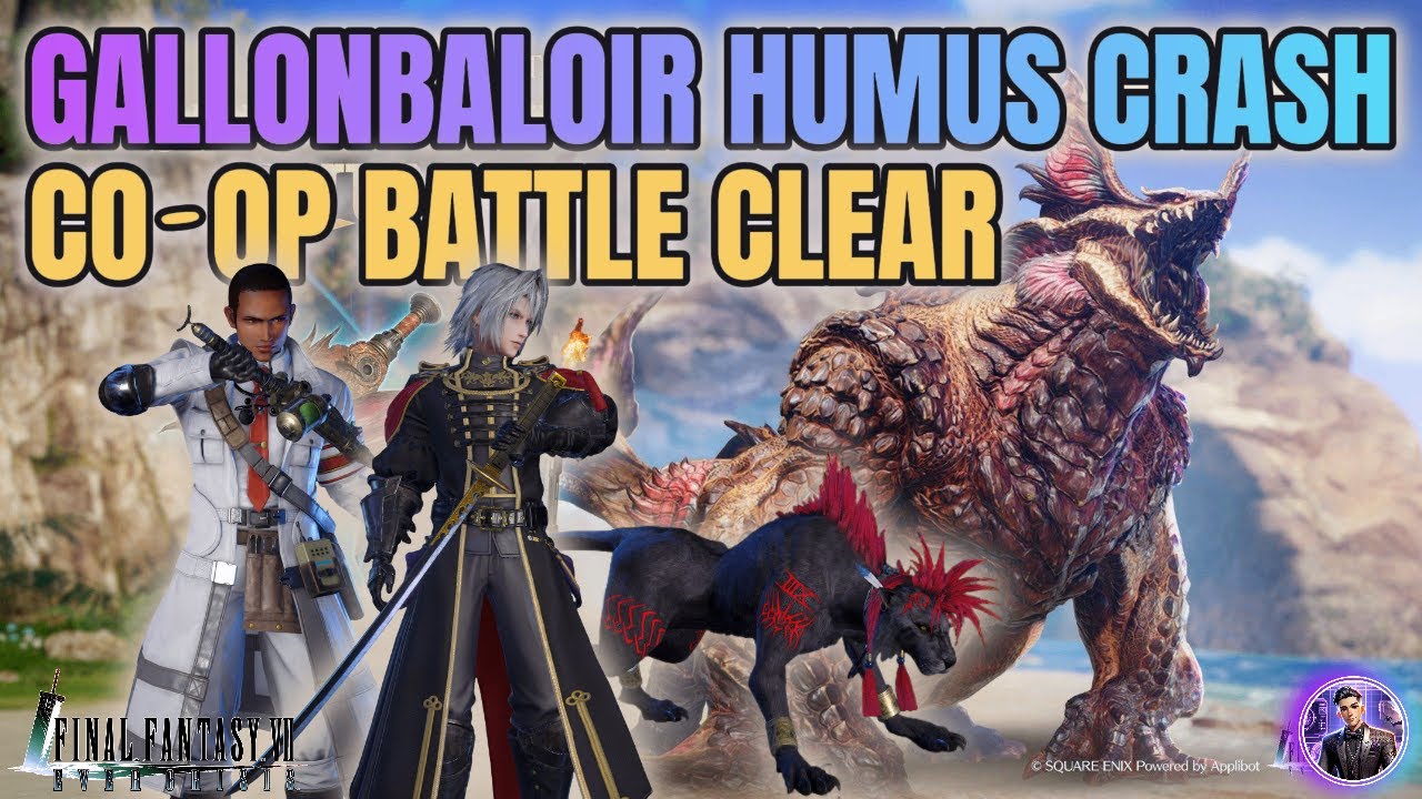 [Final Fantasy 7 Ever Crisis] THE HARDEST CRASH SO FAR? Gallonbaloir Humus Crash Co-op Showcase