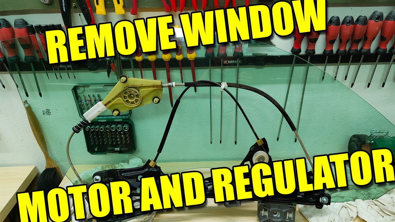 Remove and Replace Window Regulator on Audi TT Mk2