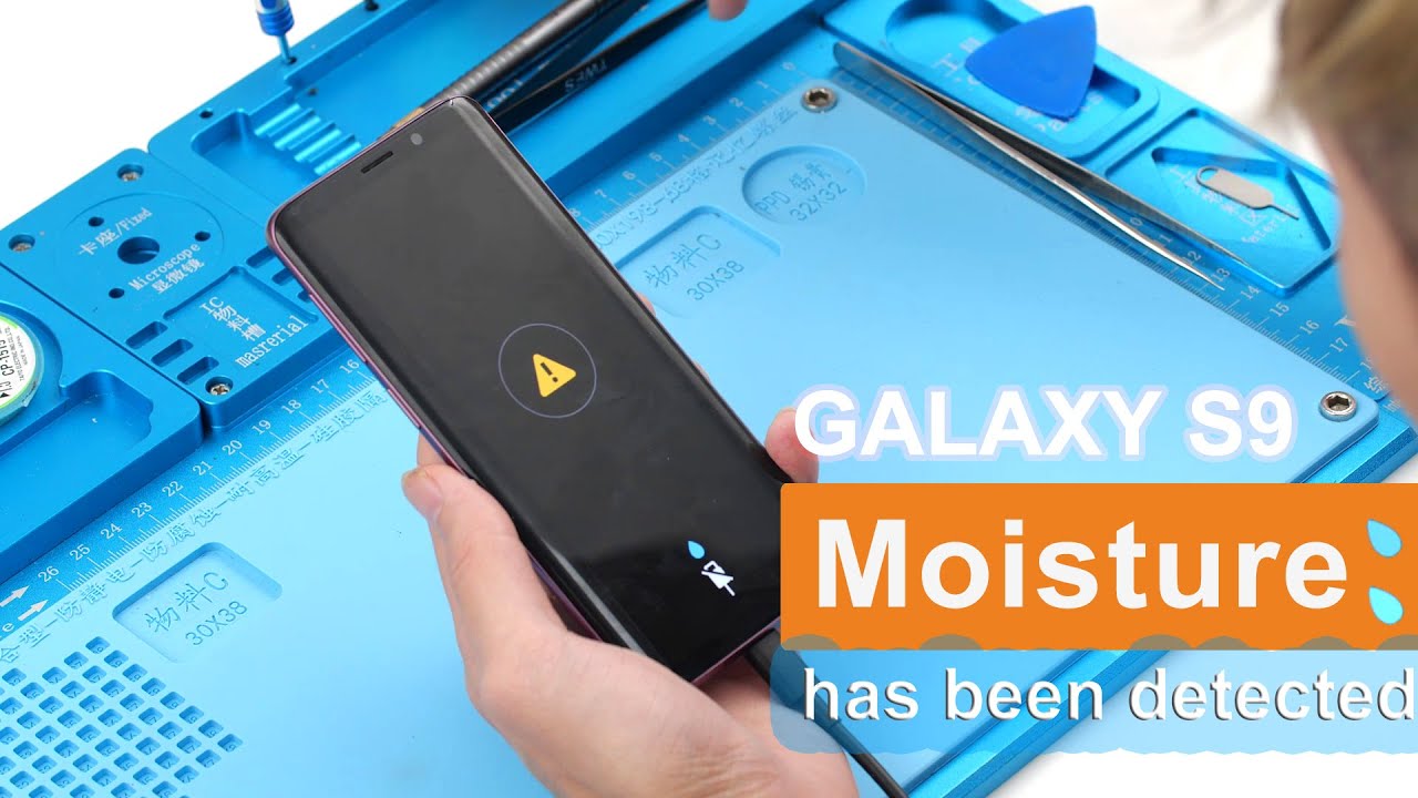 Moisture has been detected - How To Fix Samsung S9-Motherboard Repair