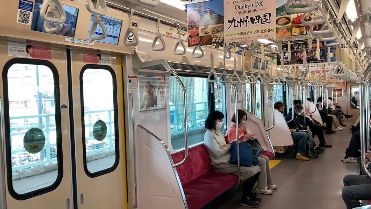 【三菱SiC】小田急3000形3266F(リニューアル車)走行音 / Odakyu-3000 sound