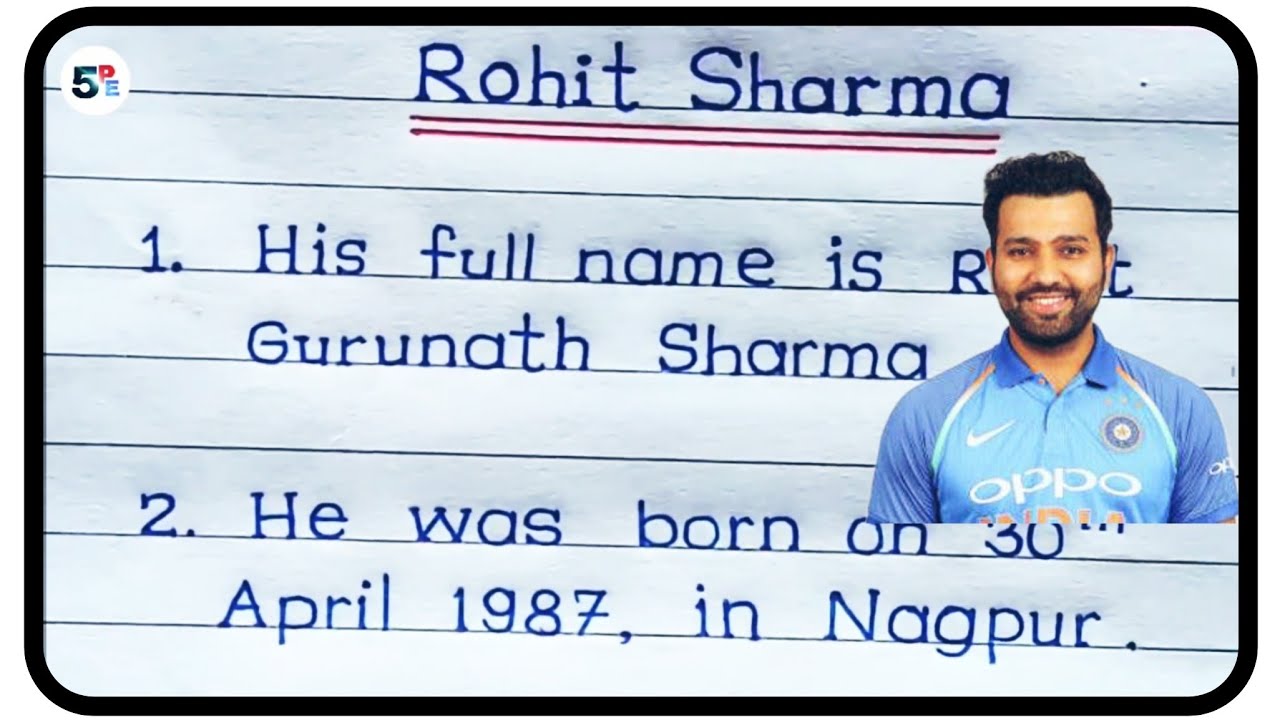 10 lines on Rohit Sharma in english // Essay on Rohit Sharma//Essay on Rohit Sharma in english