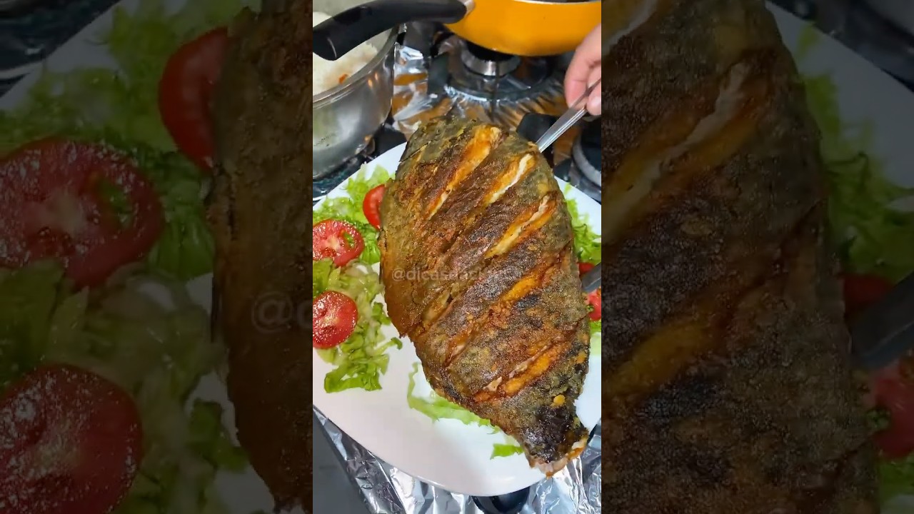 Til&aacute;pia frita pro marido #marido #tilapia #receitas #fy