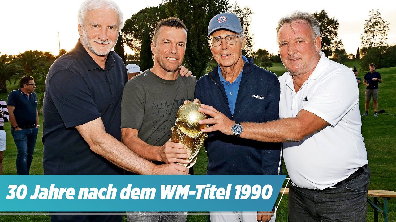 Franz Beckenbauer singt bei Weltmeister-Treffen der WM-Helden von Rom 1990