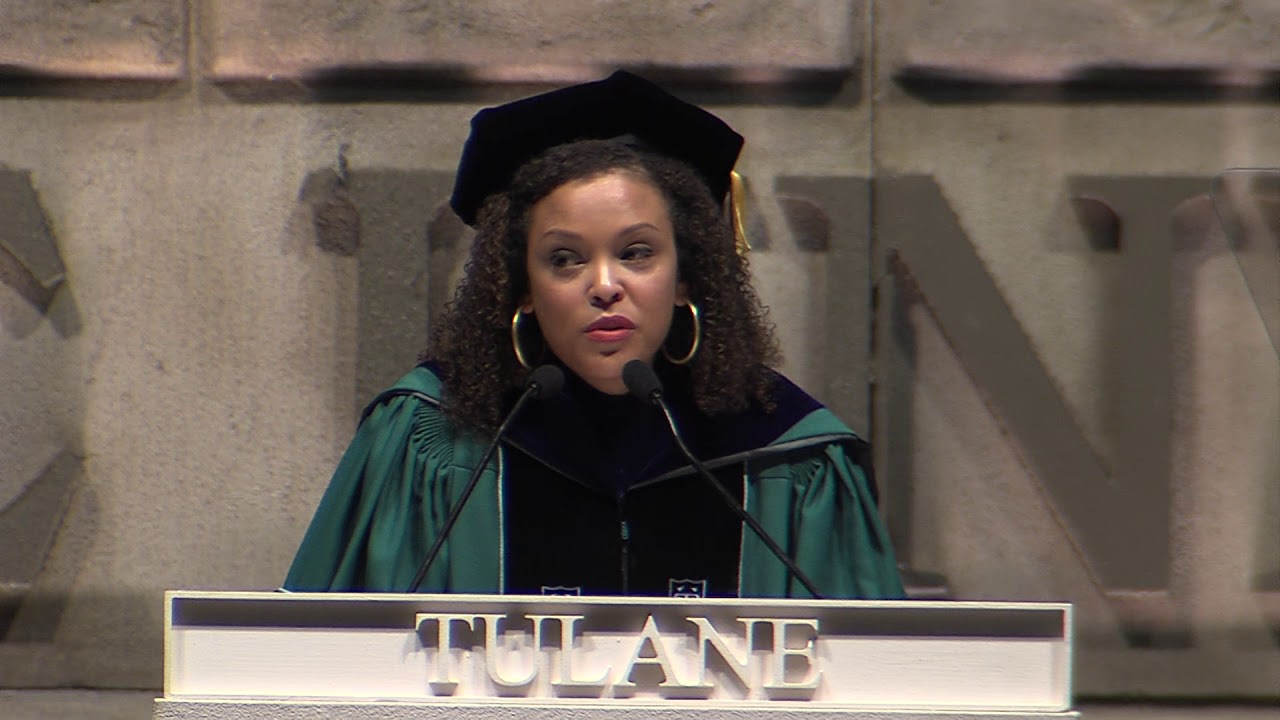 Jesmyn Ward at Tulane Commencement 2018