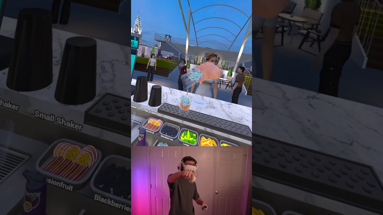 Bartending tip for learning drink recipes in Bartender VR Simulator! #ad #vr #bartendervr