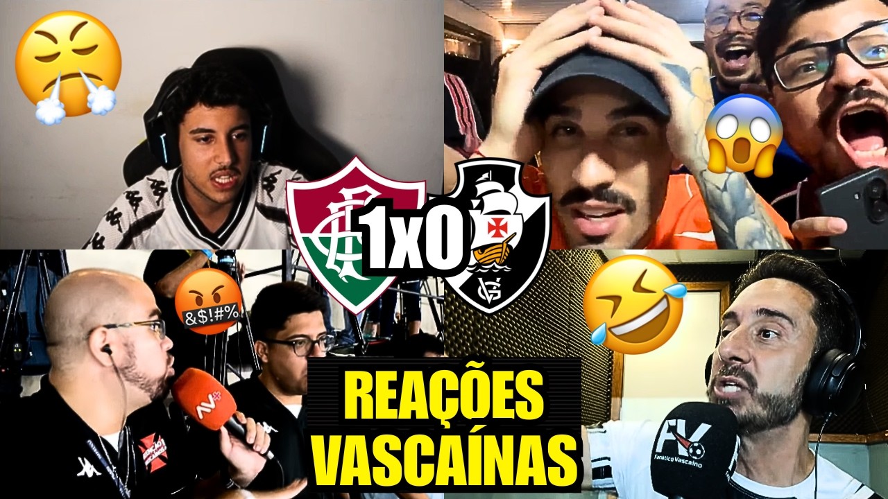 REAÇÕES DOS VASCAÍNOS! FLUMINENSE 1 X 0 VASCO - CARIOCA 2026