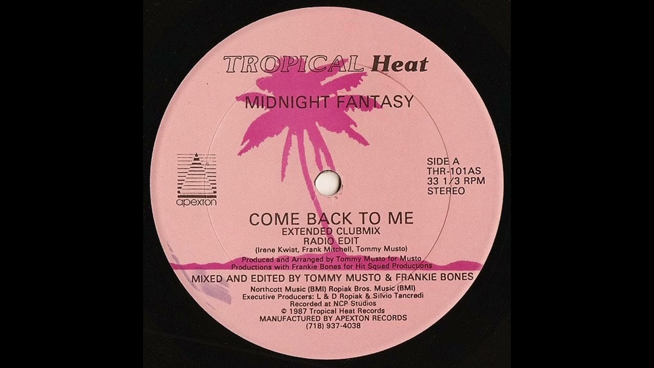 Come Back To Me (Extended Clubmix) - Midnight Fantasy