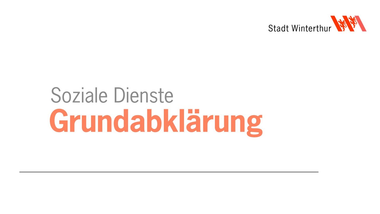 Grundabkl&auml;rung (Soziale Dienste)