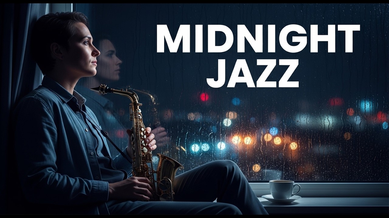 Rainy Night Jazz 🌧️ | Smooth Jazz Lounge for Relax & Sleep