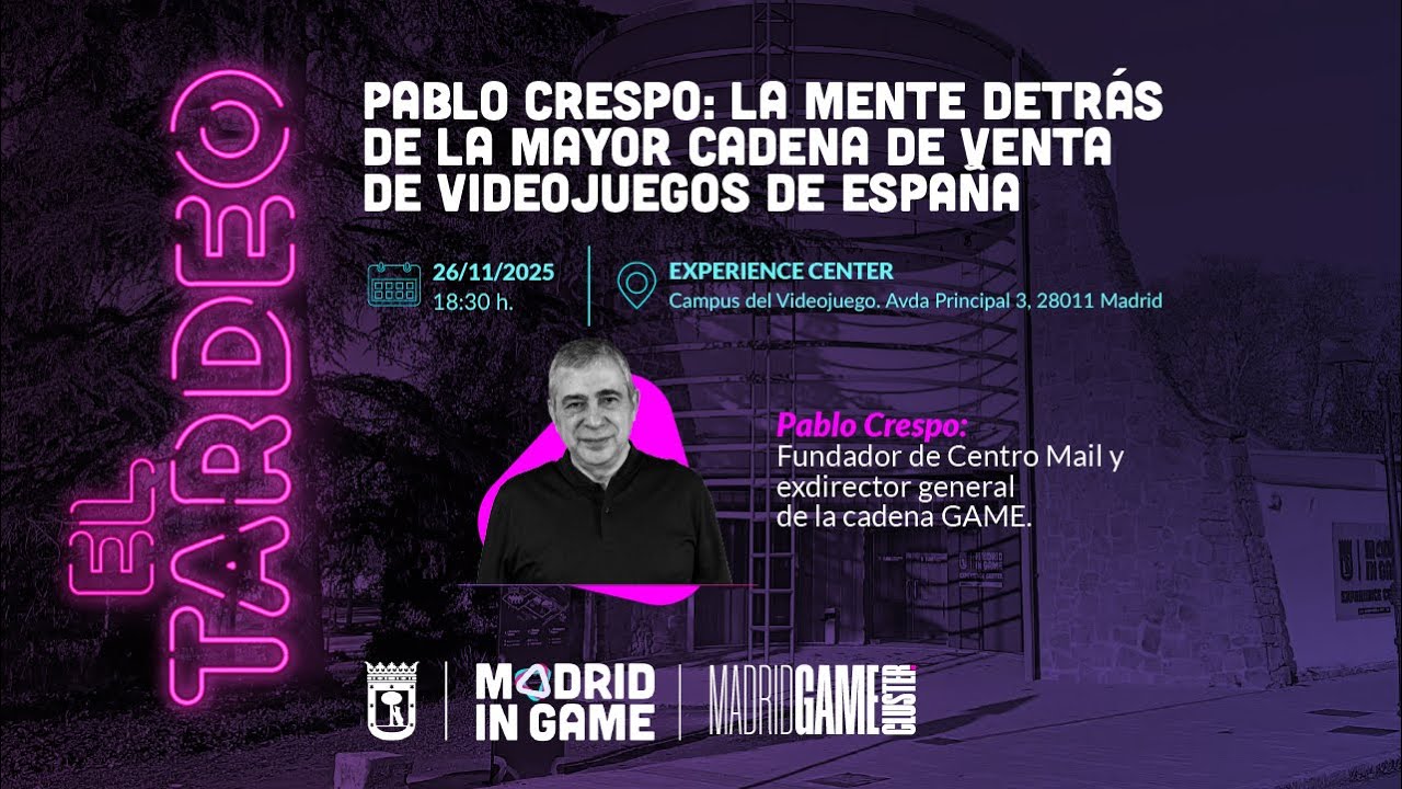 El Tardeo de Madrid in Game - Pablo Crespo, tras la mayor cadena de videojuegos de España