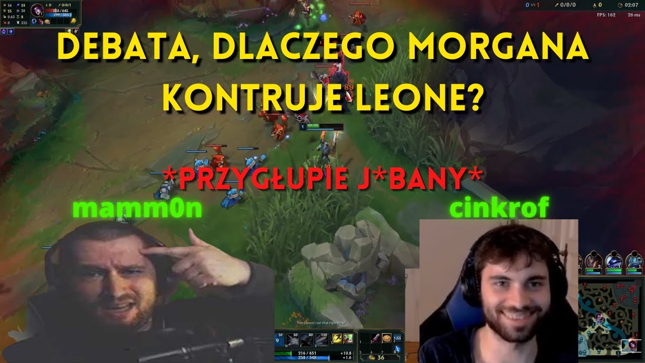CINKROF I MAMM0N - DEBATA DLACZEGO MORGANA KONTRUJE LEONE