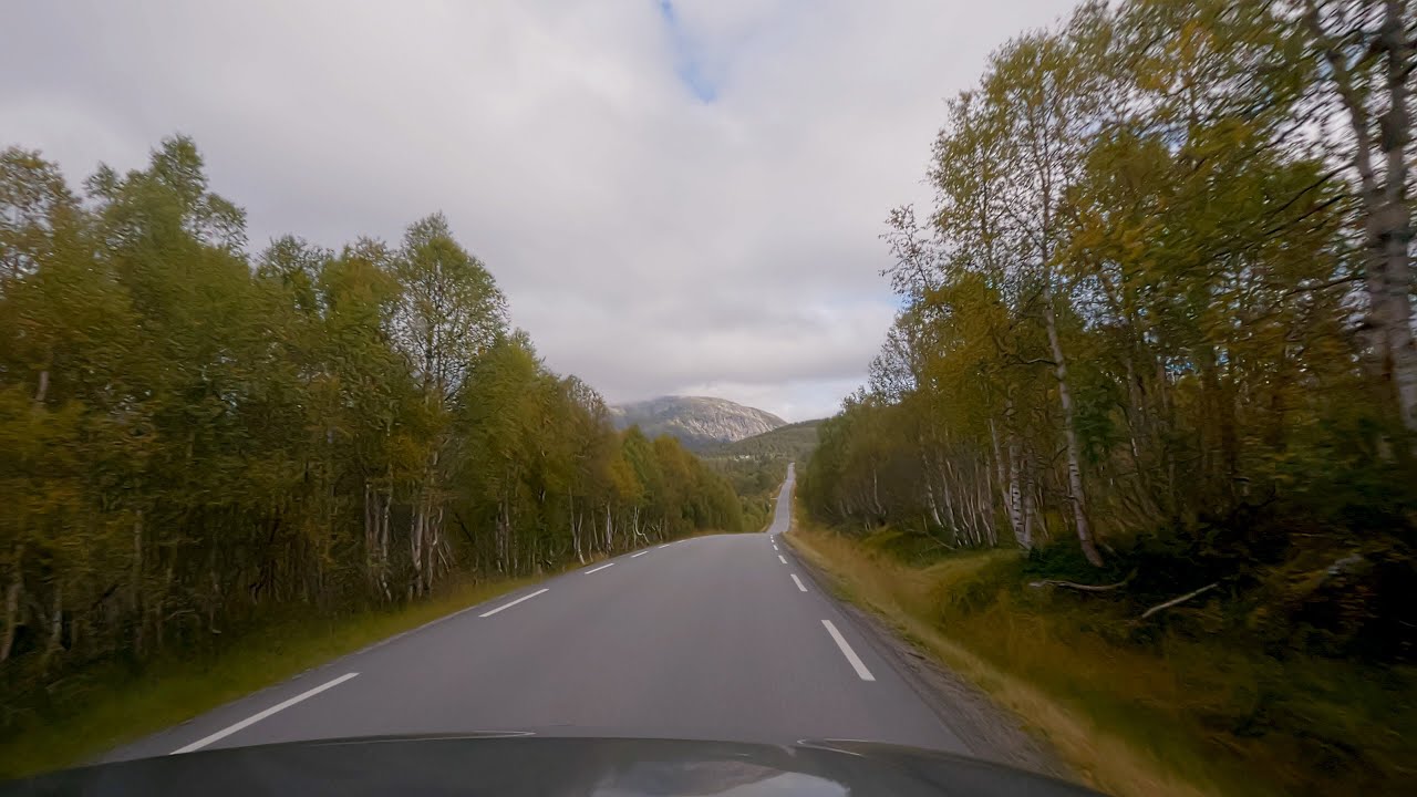 Norwegian Mountain Pass: Scenic Drive from Valle (Setesdal) to Dalen (Telemark)