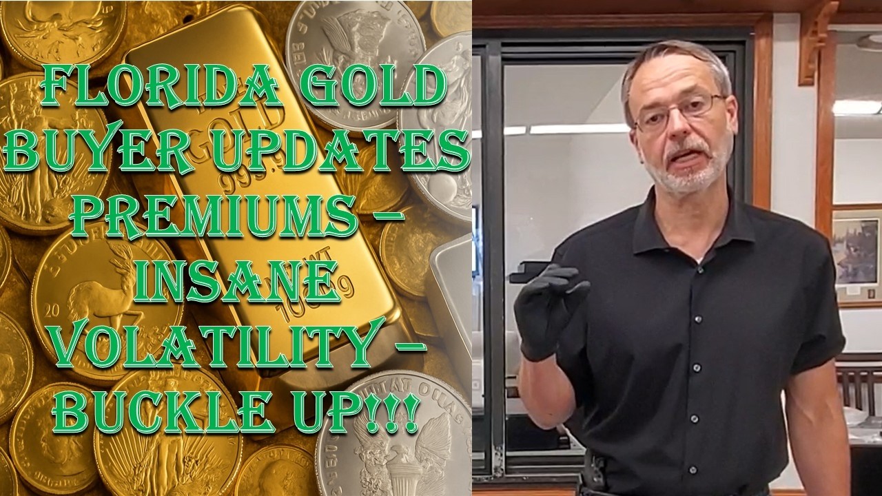 Florida Gold Buyer Updates Premiums & Inventory - 3/3/26 - INSANE VOLATILITY!!! BUCKLE UP!!!