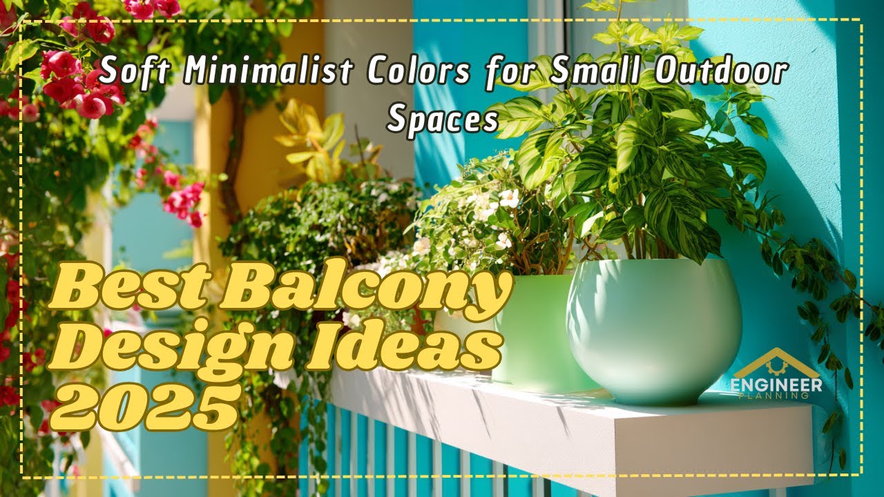 2025 Color Trends for Balcony Decor | Relaxing Minimalist Designs for Small Spaces