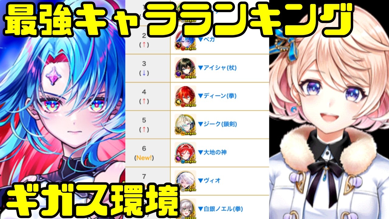 【白猫プロジェクト】懐かしいあの頃のギガス環境に祝福を【最強キャラランキング】