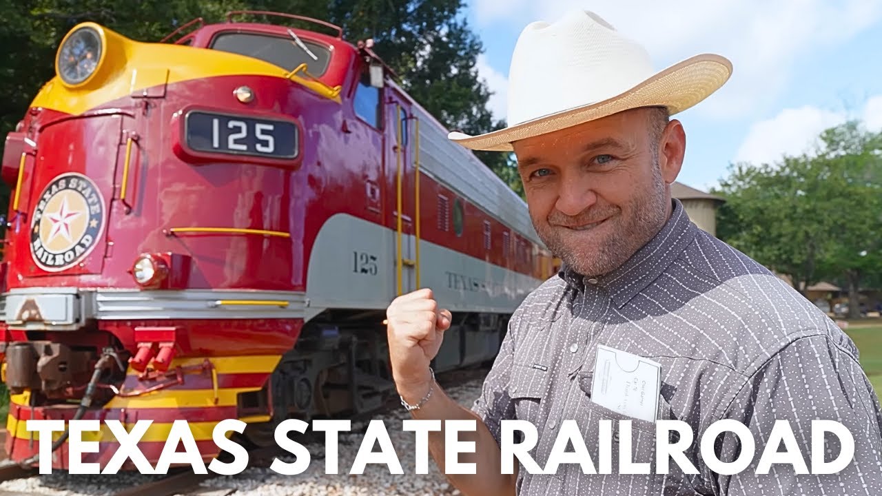 Мы прокатились на 100-летнем поезде по Техасу! 🚂