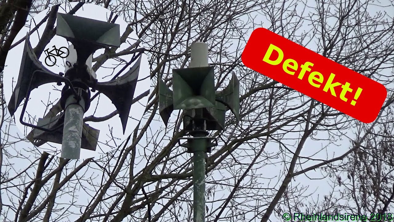 Sirenenprobe fehlgeschlagen - HLS 273 Köln-Fühlingen defekt