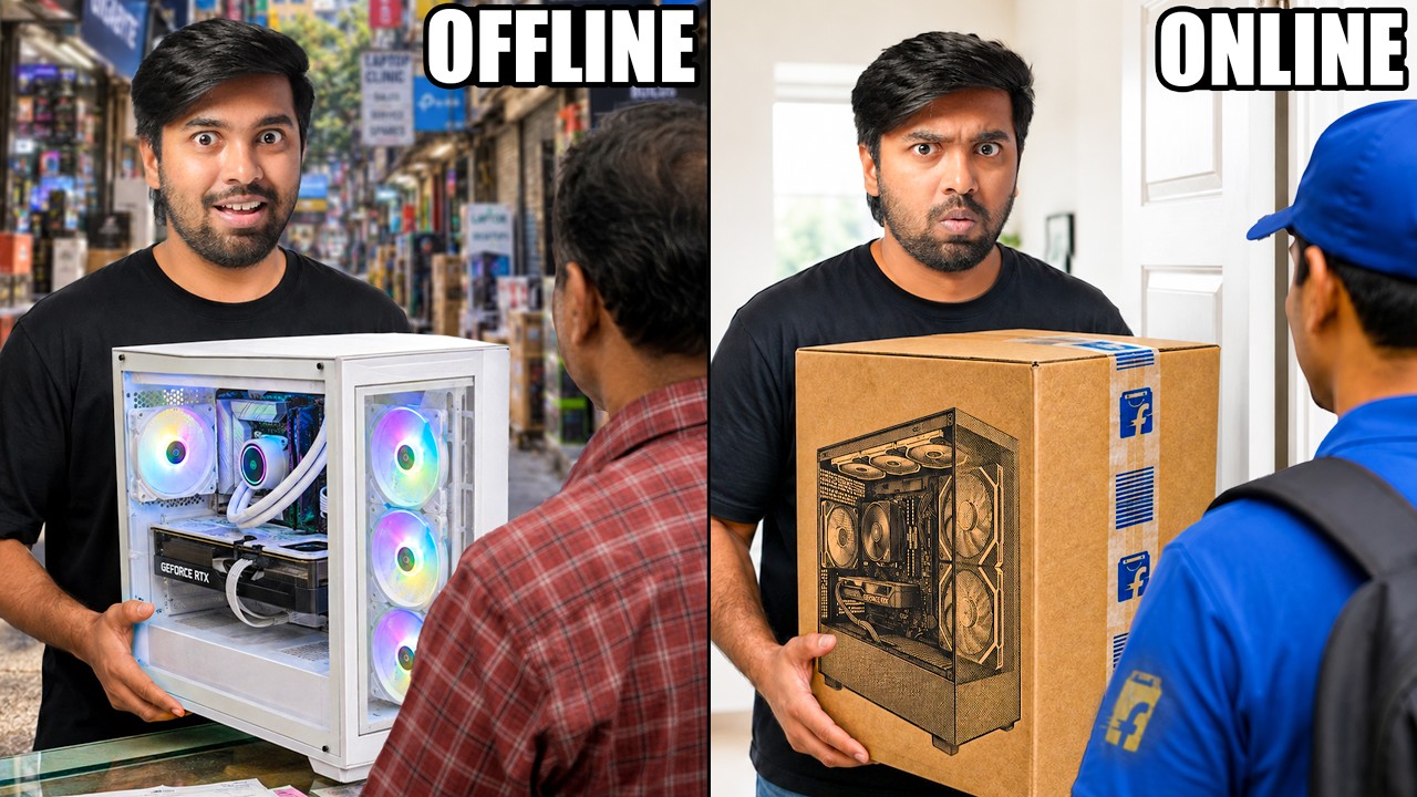 ₹20,000 Mein Online vs Offline Gaming PC Build Kiya!