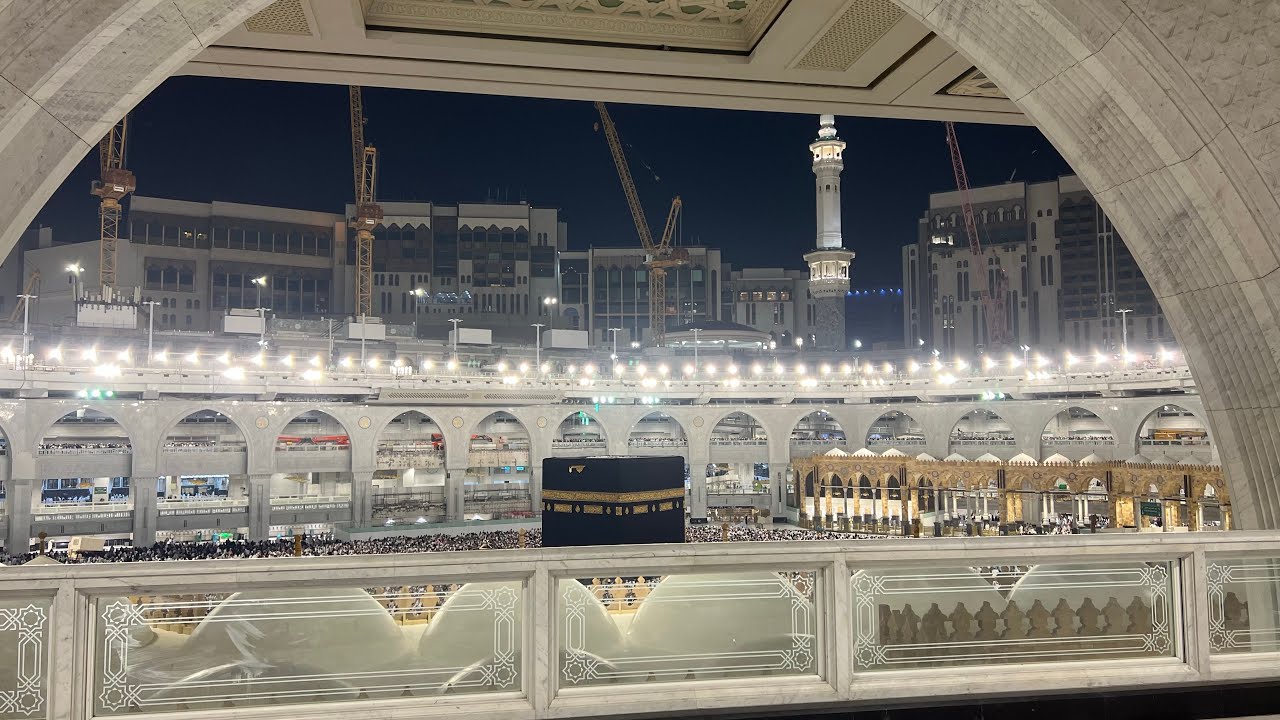 ক্বাবা শরীফে ফজরের আজান Fajer Azan at Masjid Al Haram, Mokkah, Saudi Arabia