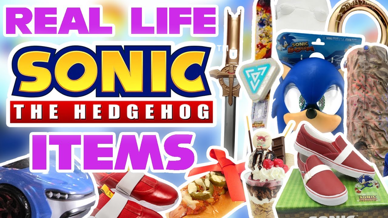 In World Sonic The Hedgehog Merch!