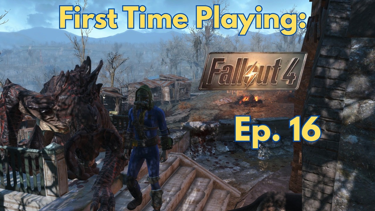 My First LEGENDARY Deathclaw kill... kinda | Fallout 4 Let's Play Ep.16