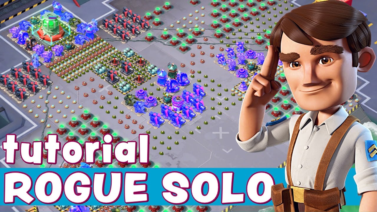 ROGUE SOLO - step by step TUTORIAL 🤓 HOW TO SOLO - BOOM BEACH operation gameplay/attack strategy