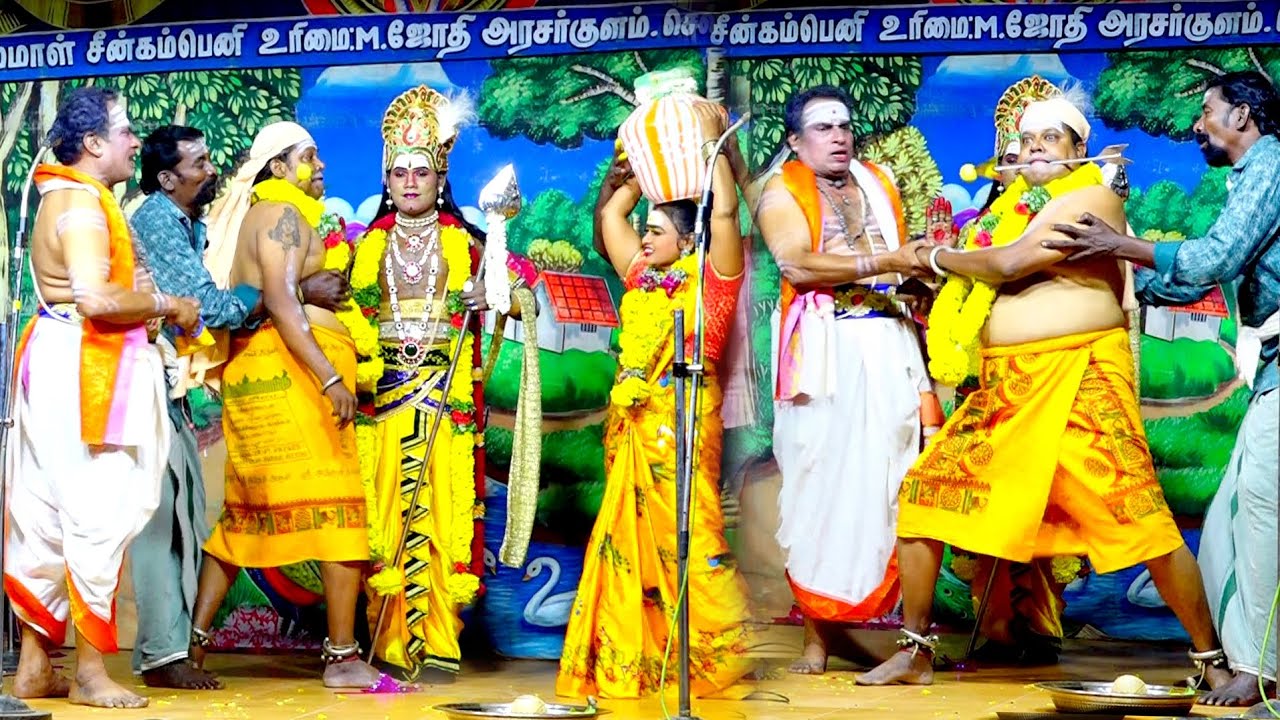 தமேந்திரன் கண்ணன் ஹரிஹரன் ராணி ஸ்ரீ  துரைராஜ் முருகனுக்கு பால்குடம் வேல் குத்தி வரும் காட்சி