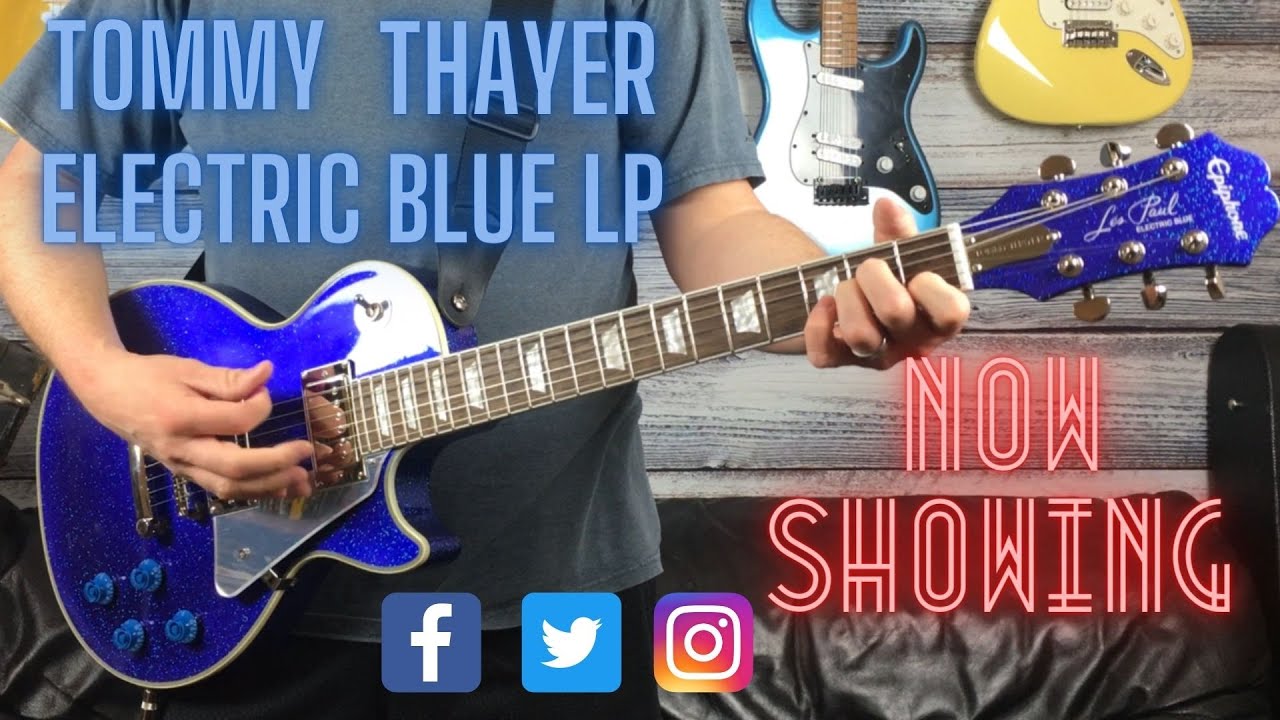 Tommy Thayer's Electric Blue Les Paul Review and Demo