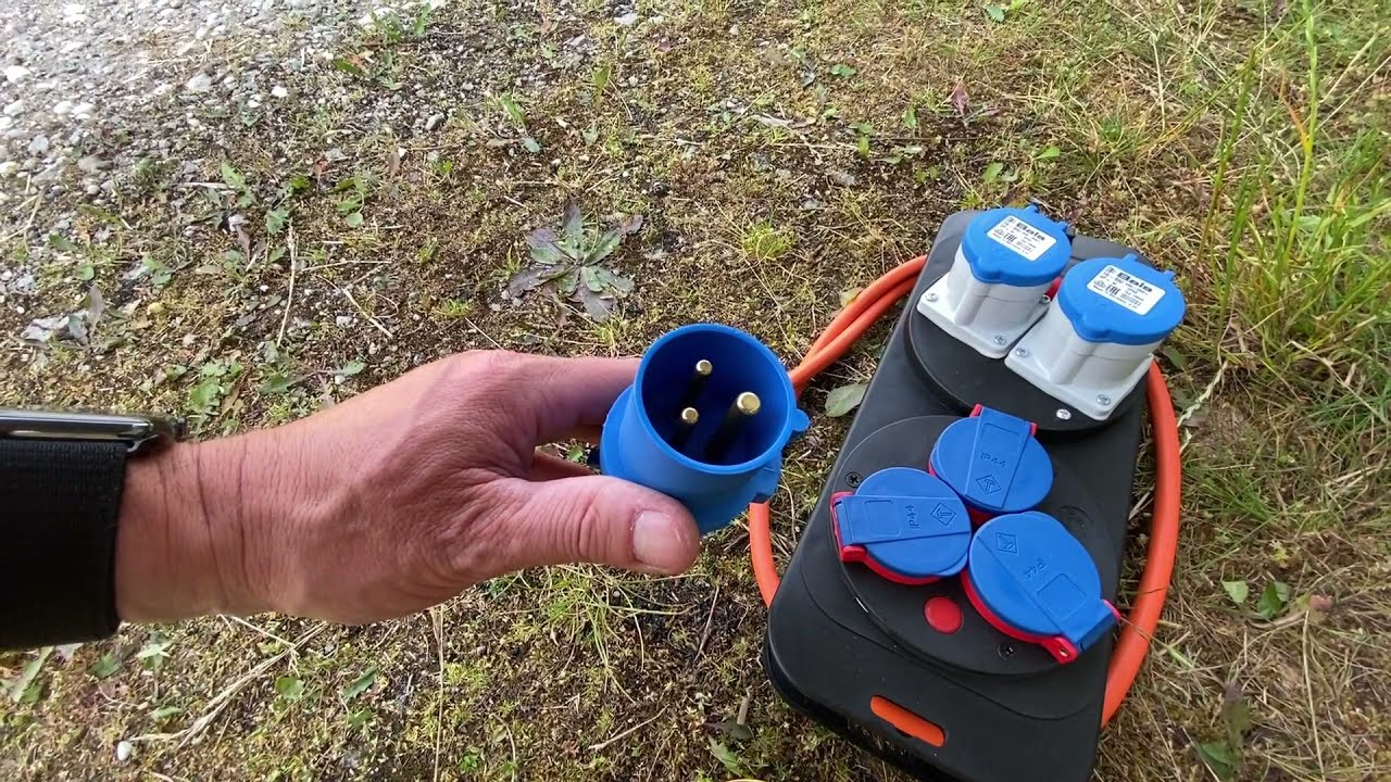 Brennenstuhl | Camping Kabeltrommel | Camping Stromverteiler | sichere Stromversorgung